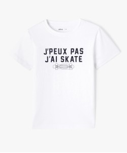 Tee-shirt à manches courtes garçon avec motif